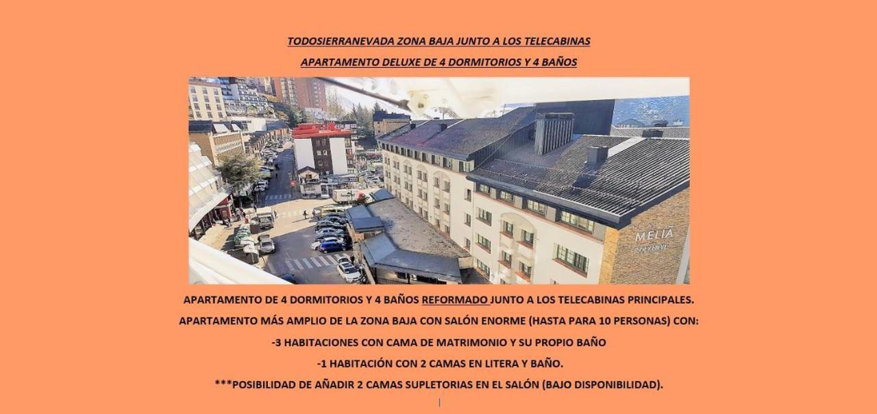 Todosierranevada Zona Baja - Apartamentos De 4 Dormitorios - Junto A Los Telecabinas 시에라네바다 외부 사진